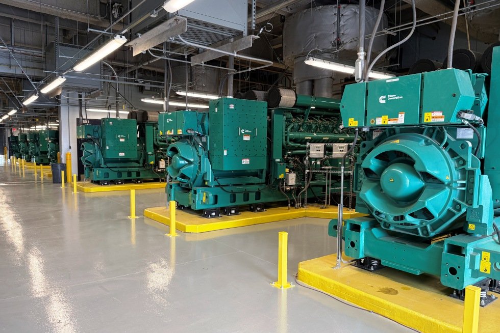 Eight - 3MW generators installed within rated compartmentalized areas enhance reliability. 